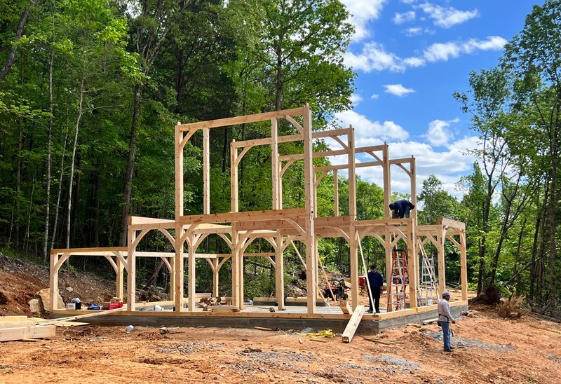 Custom dock built from a Blue Horizon blueprint on a Tennessee lake