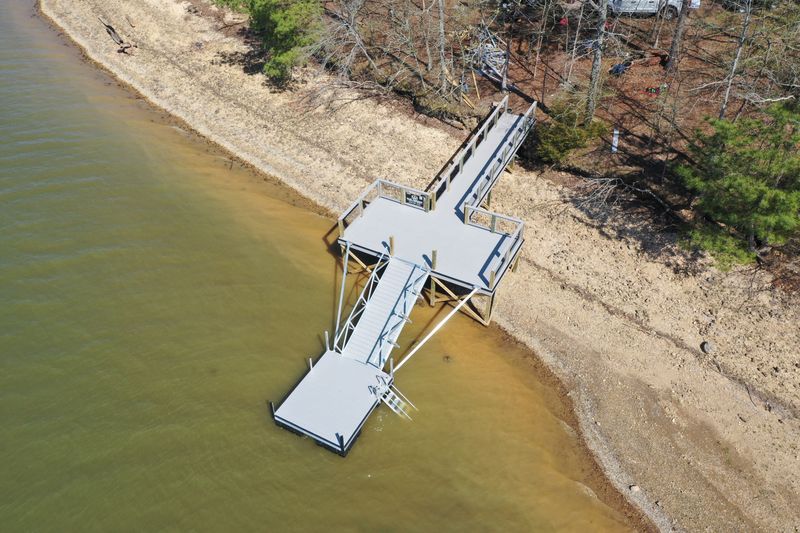 Multi-slip covered dock on Chickamauga