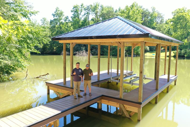 Rooftop entertaining deck on Tellico